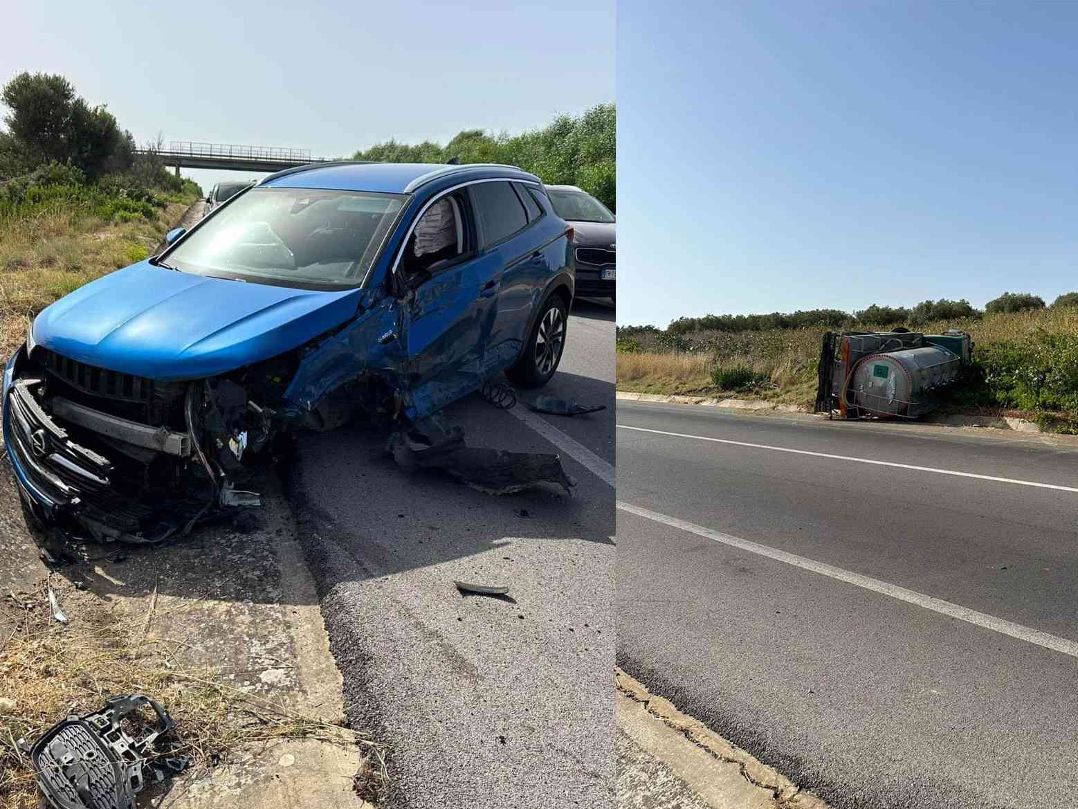 Immagine articolo: Incidente ss115 tra lo svincolo di Partanna e Montevago
