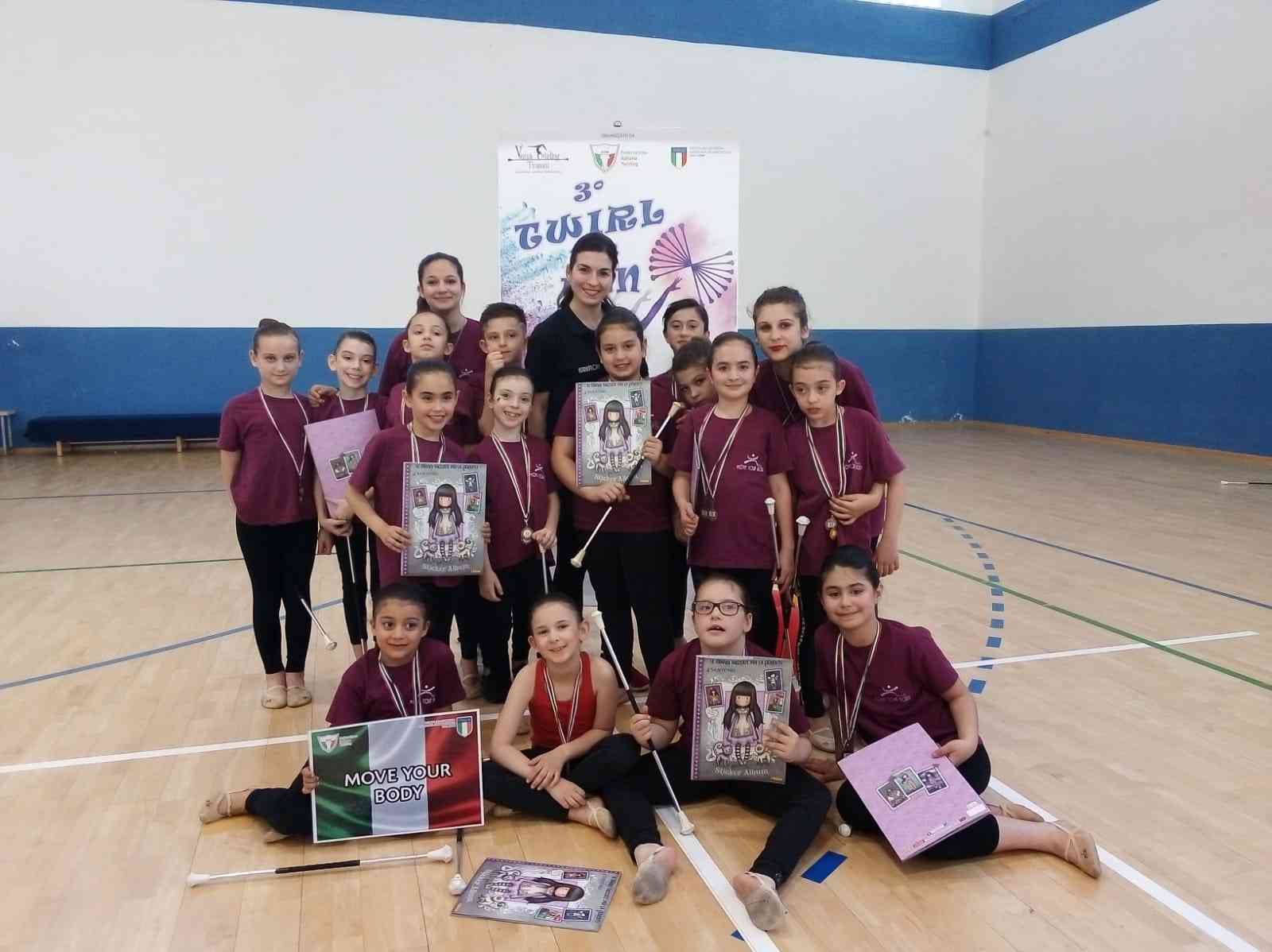Immagine articolo: Poggioreale, incetta di medaglie per le giovanissime atlete dell’Ass. “Move Your Body“ al TWIRL FOR FUN disputatosi a Trapani
