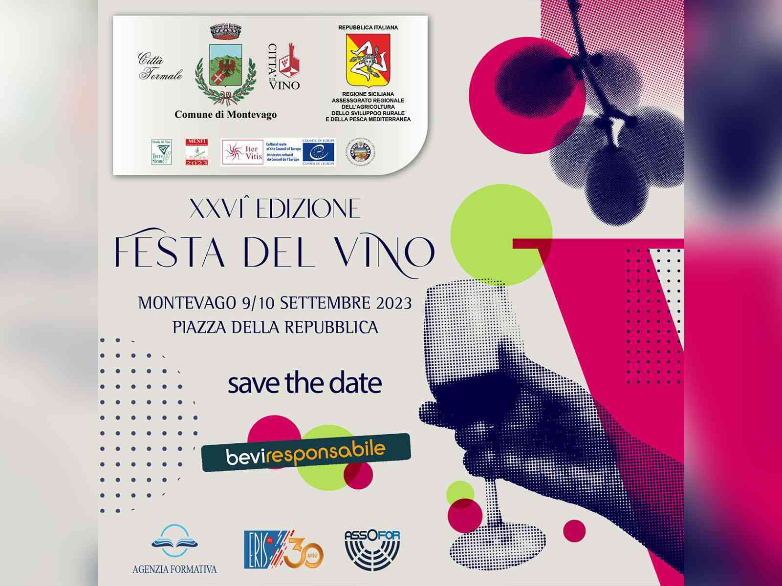 Immagine articolo: Montevago. Cultura, musica ed eventi, il 9 e il 10 settembre si svolgerà la 26ma Festa del Vino
