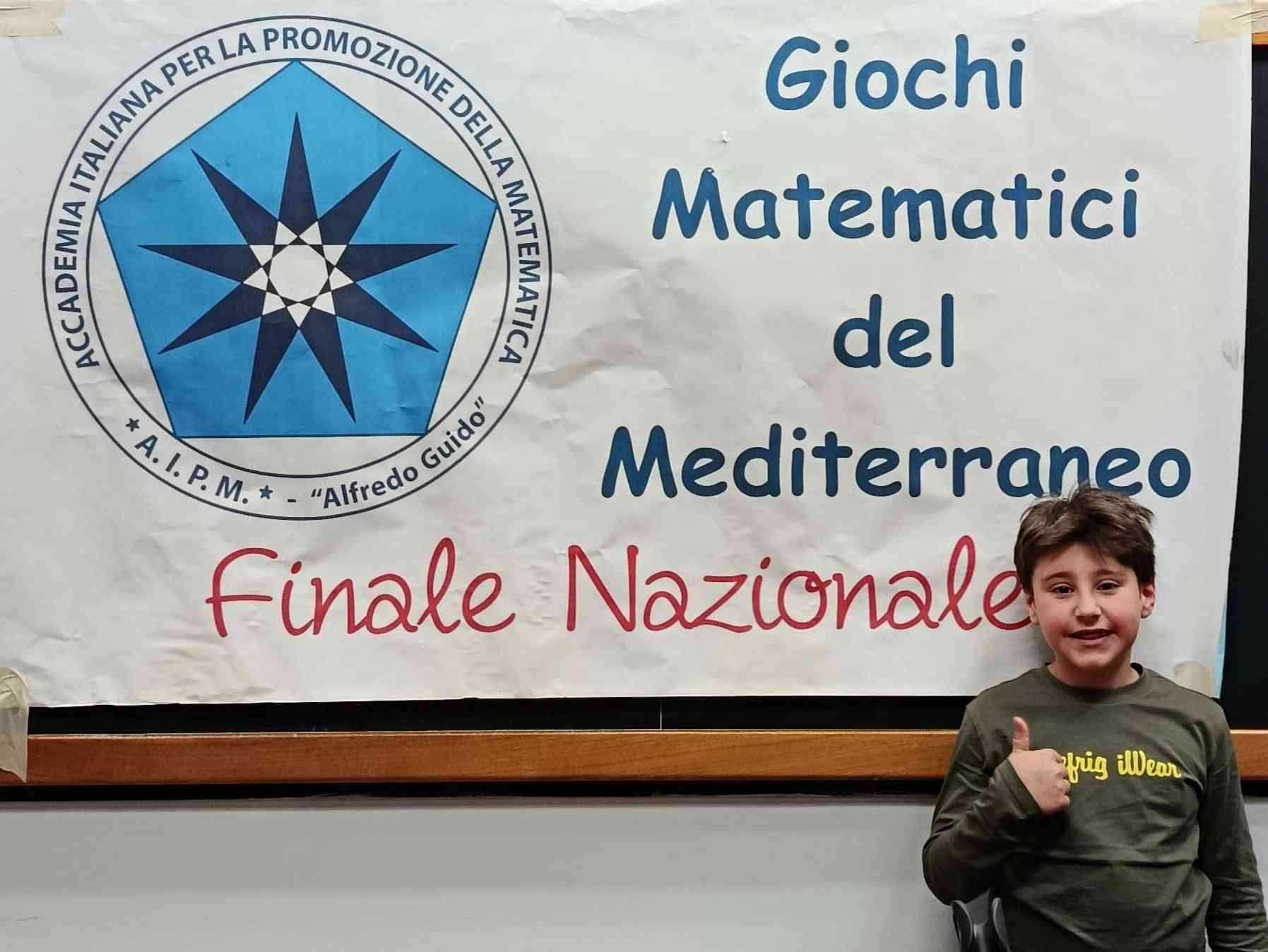 Immagine articolo: Menfi, lo studente Paolo Bonetti 6° alla finale nazionale dei Giochi Matematici del Mediterraneo 2026