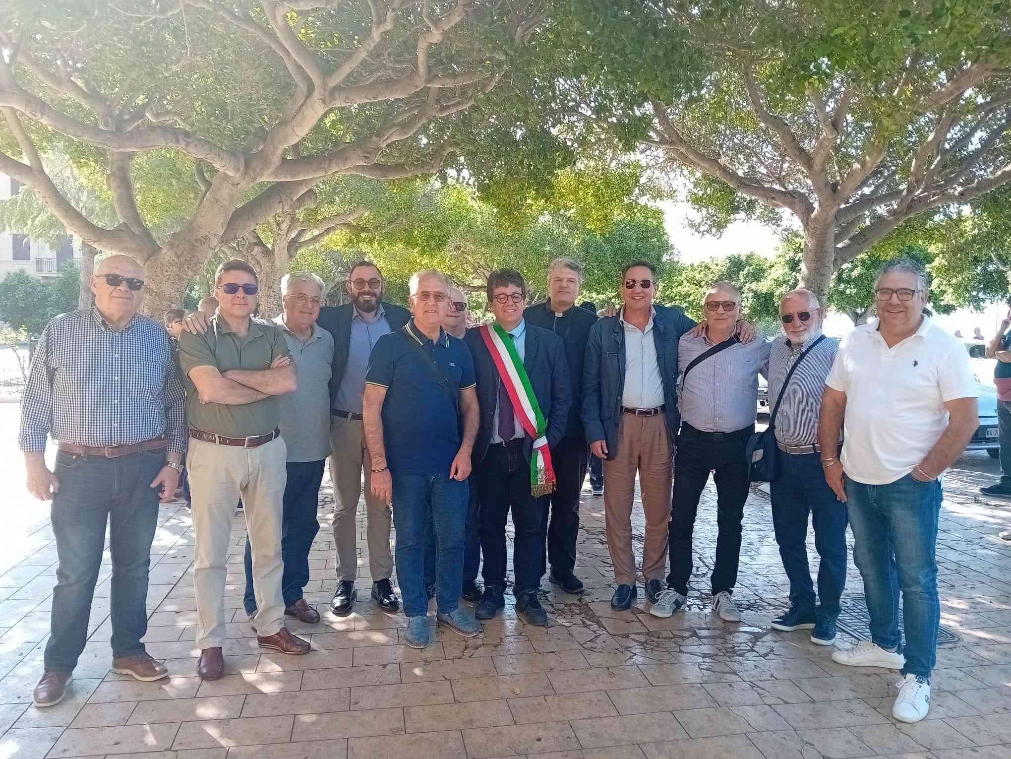 La delegazione di Menfi presente ad Agrigento