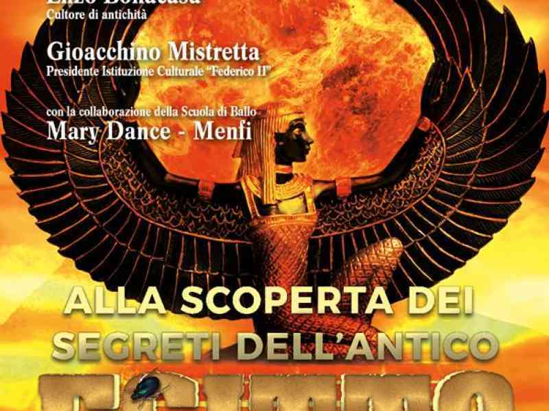 Immagine articolo: Menfi, sabato appuntamento con “Alla scoperta dei segreti dell’antico Egitto“