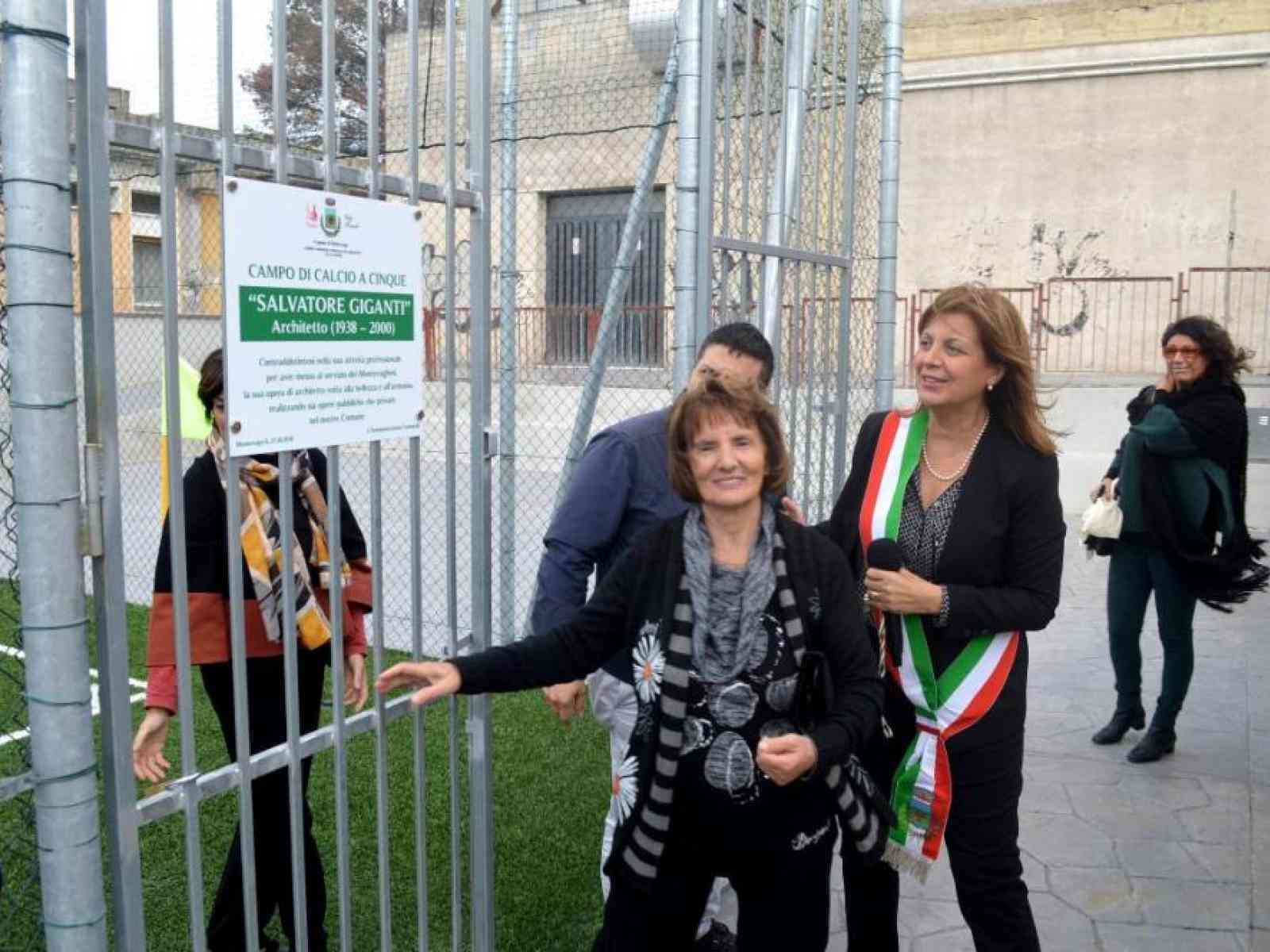 Immagine articolo: Montevago, inaugurato campo di calcetto dedicato alla memoria dell’architetto Salvatore Giganti