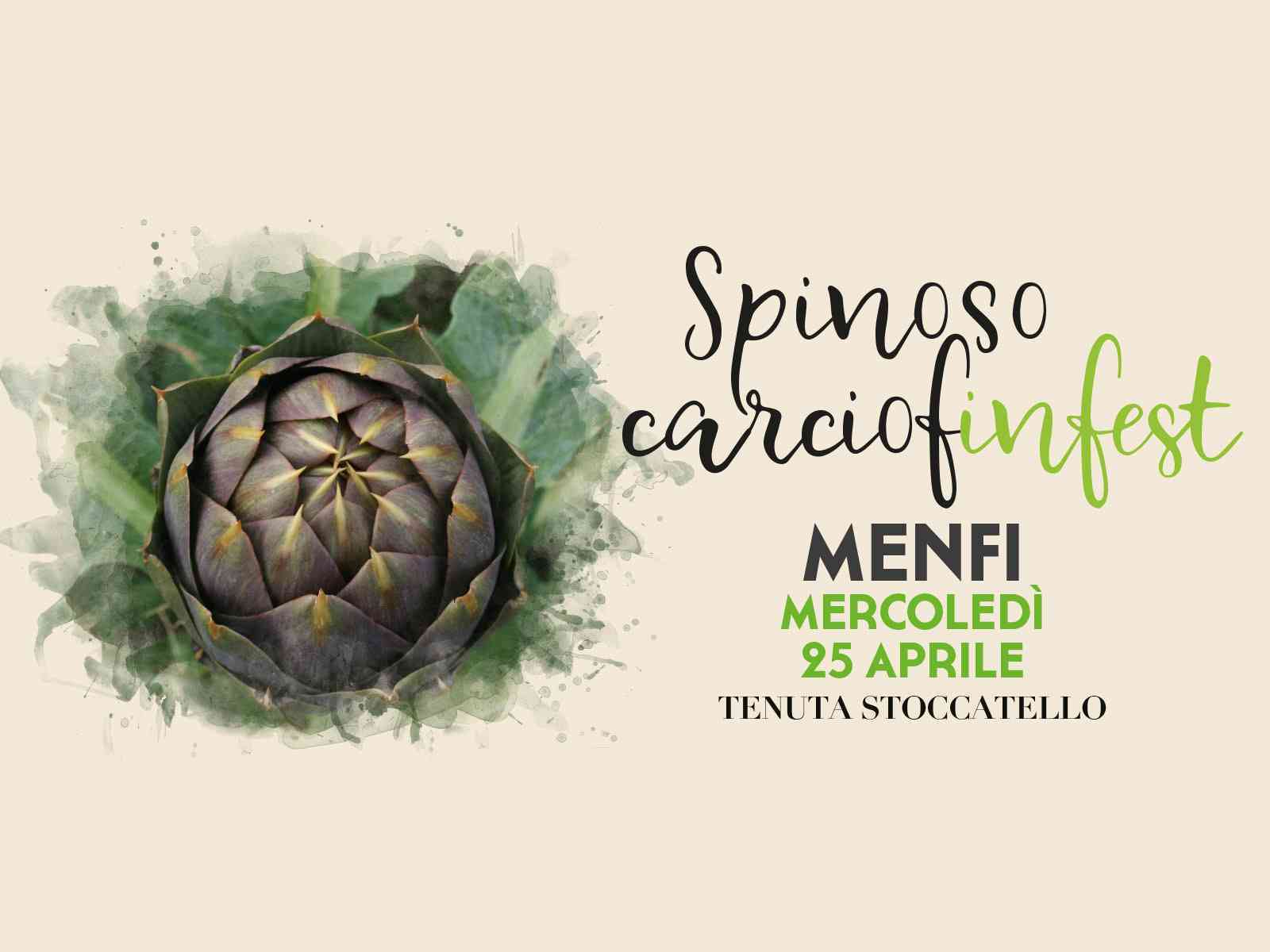 Immagine articolo: Menfi, mercoledì 25 aprile una festa dedicata al carciofo Spinoso