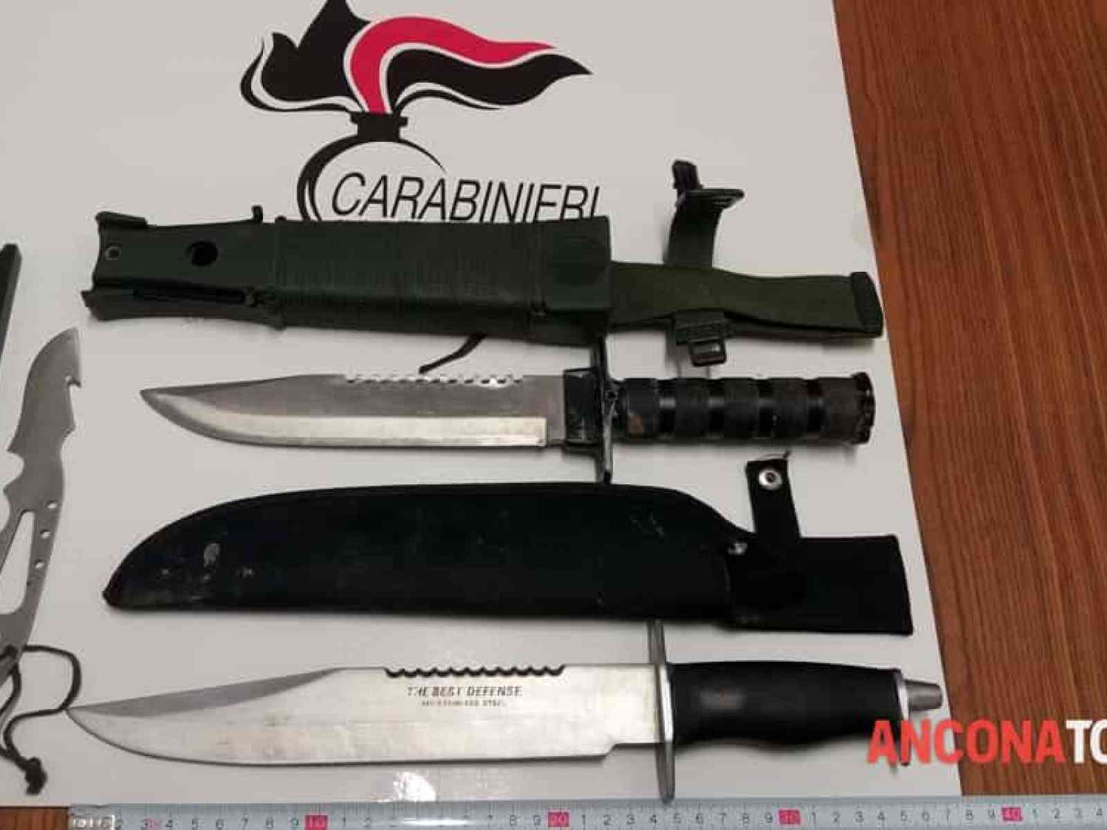 Immagine articolo: Montevago, nascondeva nell'auto cinque grossi coltelli vietati. Carabinieri denunciano 25enne