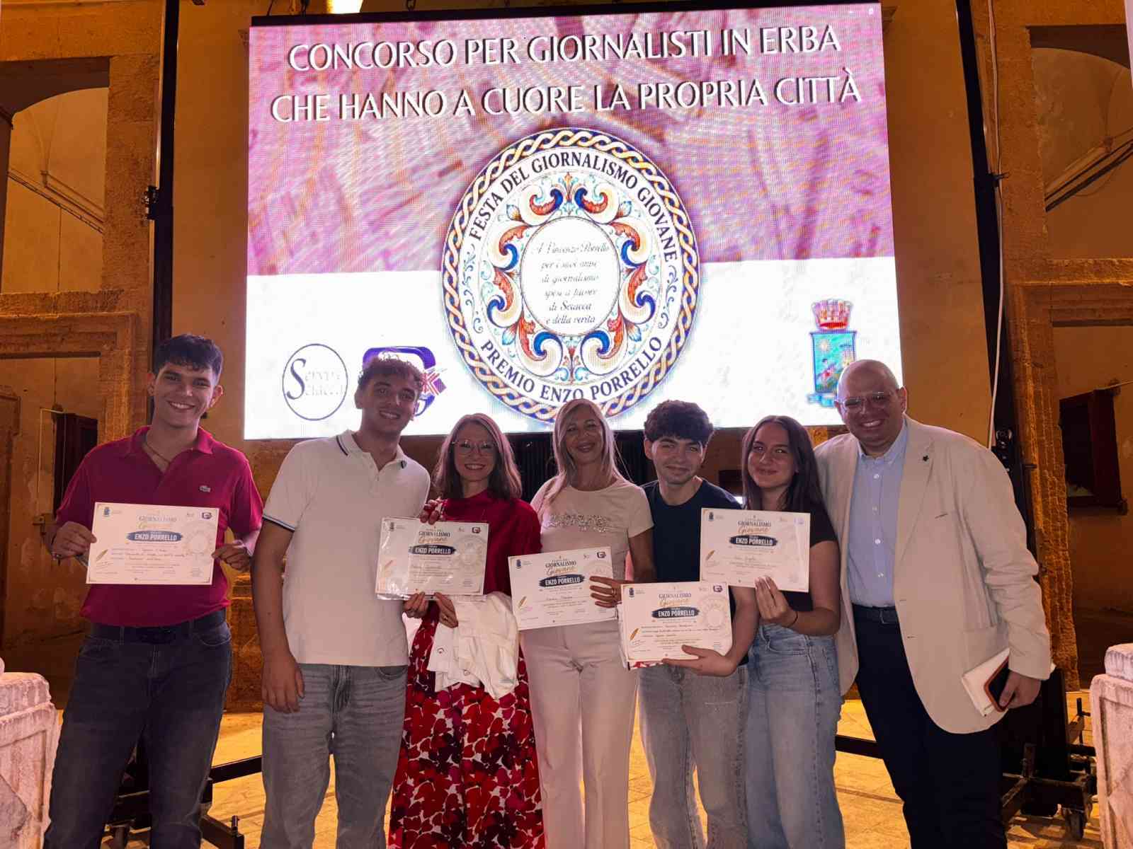 Immagine articolo: Premio giornalistico “Enzo Porrello“ a Sciacca, quattro menzioni d'onore per gli studenti del liceo classico “Fazello“