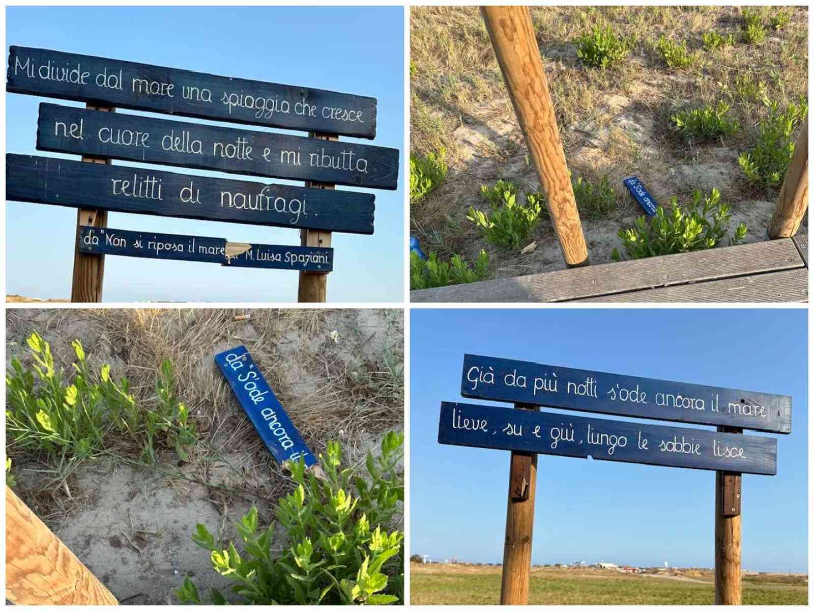 Immagine articolo: Menfi. Ci risiamo! Vandalizzata (di nuovo) la passeggiata a mare