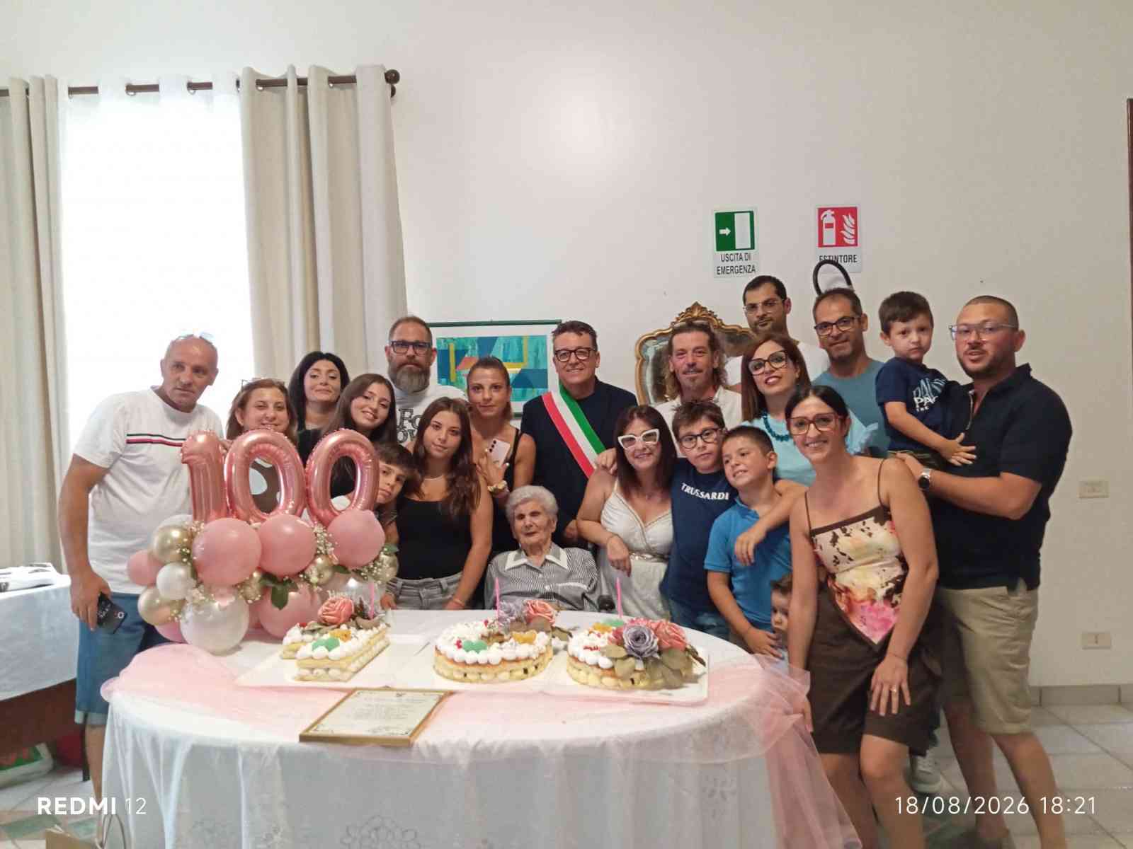 Immagine articolo: Menfi festeggia i 100 anni di Rosalia Errante